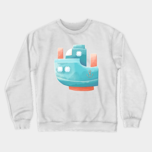 Boat Crewneck Sweatshirt by OllyKo